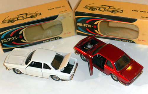 ミニカー POLITOYS-M No.546 BMW 2000CS Vintage Politoys M BMW 2000 CS Art n. 546 Die Cast 1:43 Car